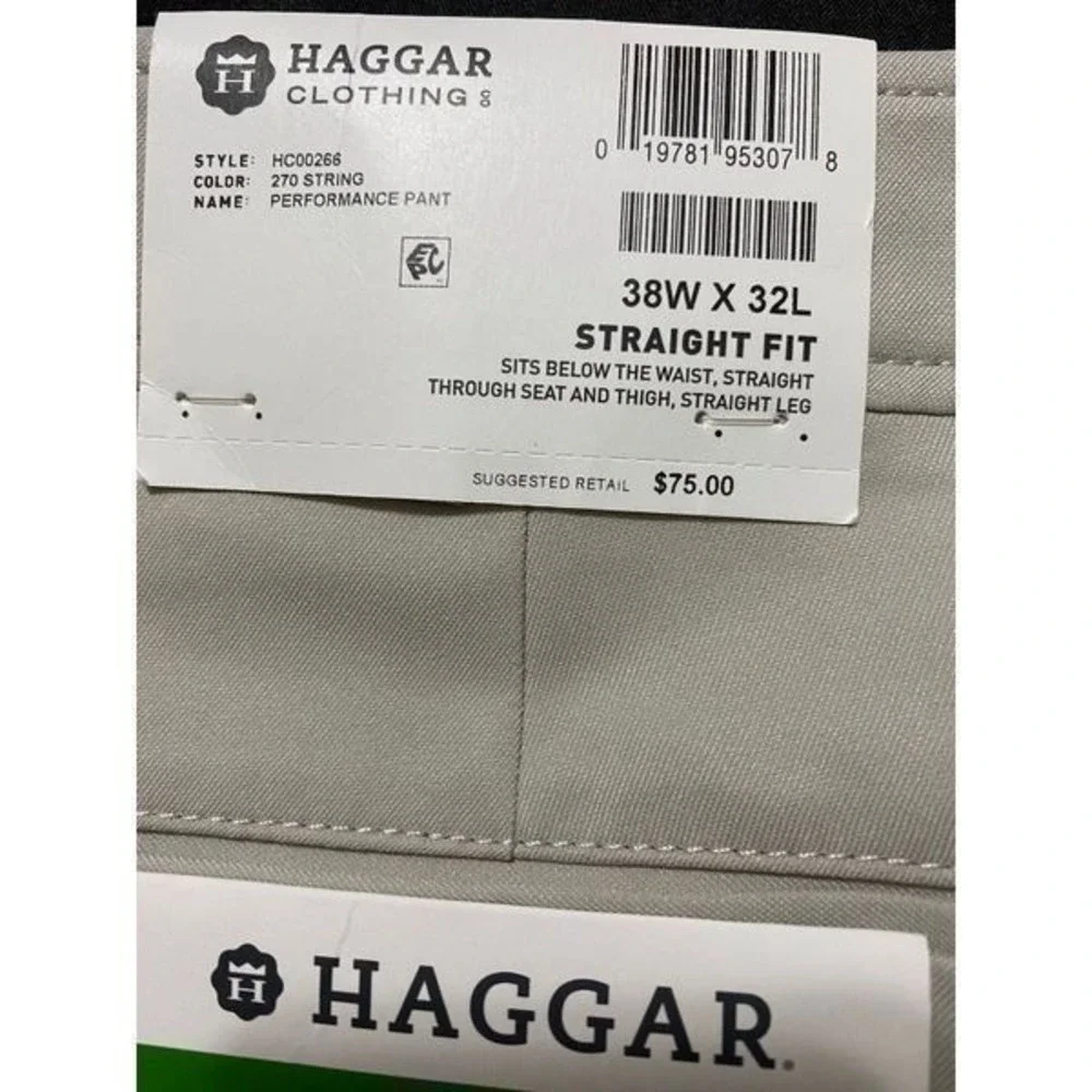 Men's HAGGAR COOL 18‎ PRO Pants Size 38/3